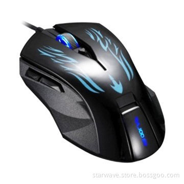 Game Mouse with USB 2.0 Interface, 3,200DPI Resolution